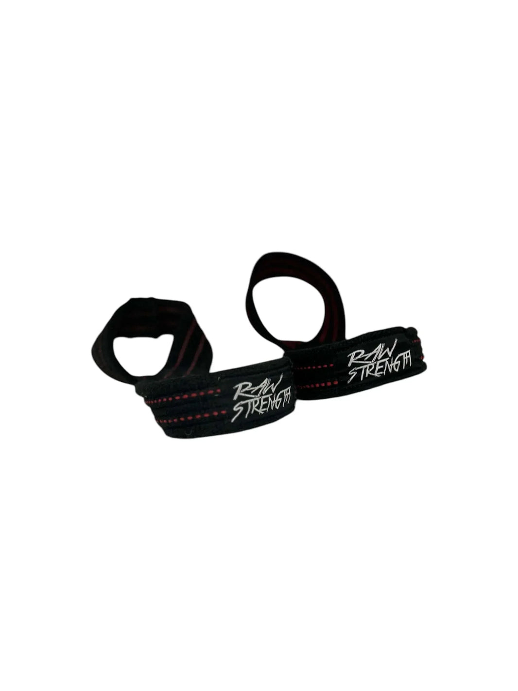 Raw Strength Figure 8 Lifting Straps - Black and White - Raw Strength Apparel